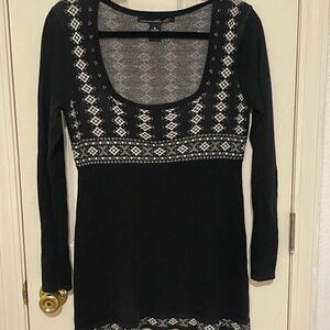 Willi Smith Black and White Sweater